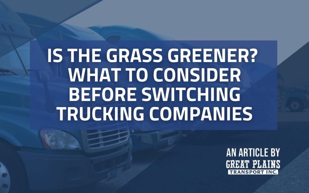 Tips for Trucking Companies Switch